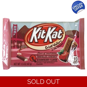 KitKat Milk Chocolate Covered Strawberry Flavour Crisp Wafers